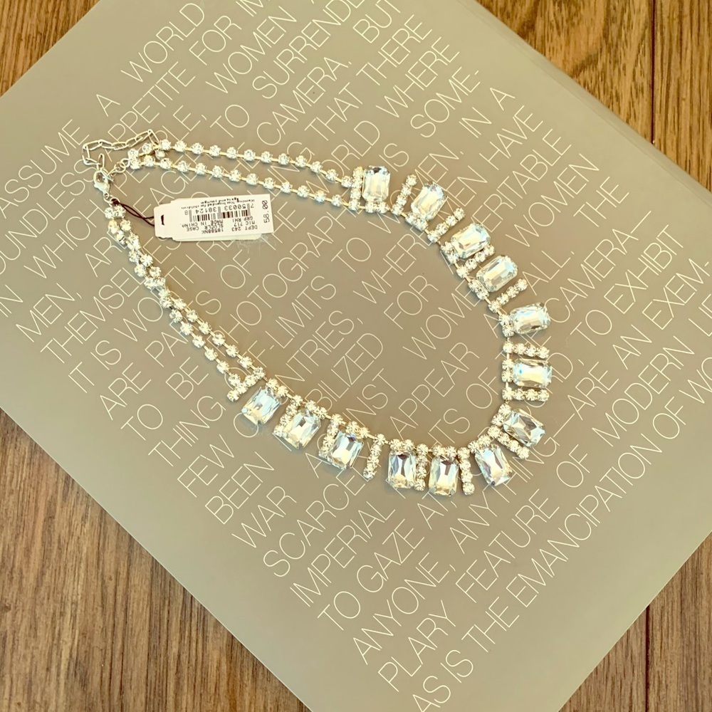 Cezanne Rhinestone Necklace Wedding Nwt